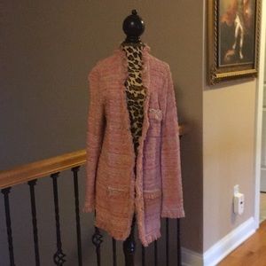 Cache Knit Sweater Jacket